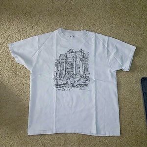 WHITE GRAPHIC TEE ONE SIZE (OS)